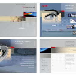 Ernest Bisaev     BBT – Präsentation, 2000, Layout, Illustration,  (Im Auftrag von Hamberg GmbH)