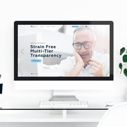 Responsive Website – Startscreen