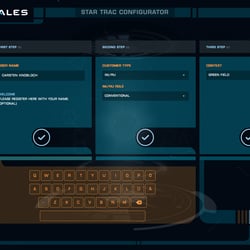 „Star Trac” login screen – Showcase at the Thales booth at Innotrans in Berlin