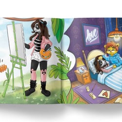Digitale Zeichnungen, Illustrationen für Kinderbuch