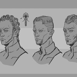early hairstyle exploration