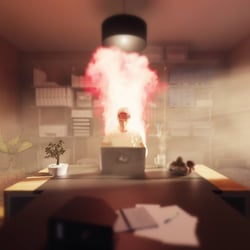 3d animation hot summer fire sim volumetrics