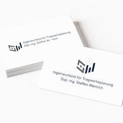 Signetentwurf für Steffen Weinlich, Ingenieurbüro für Tragwerksplanung