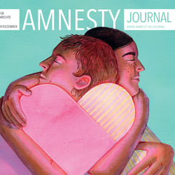 Coverillustration „Right to love“ für Amnesty Journal