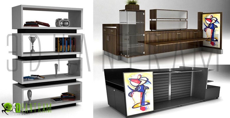 3D-Ausstatter Design-Modeling