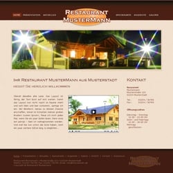Design für ein Restaurant