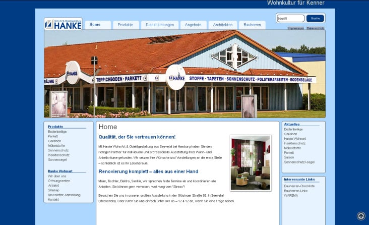 Hanke Wohnart Interface