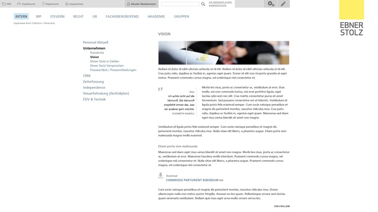 Intranet Artikel
