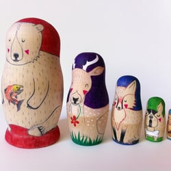 process2 animal matrioskas
