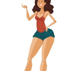 Salsagirl/Cartoon Portrait