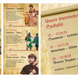 Flyer für Mittelalterfest
