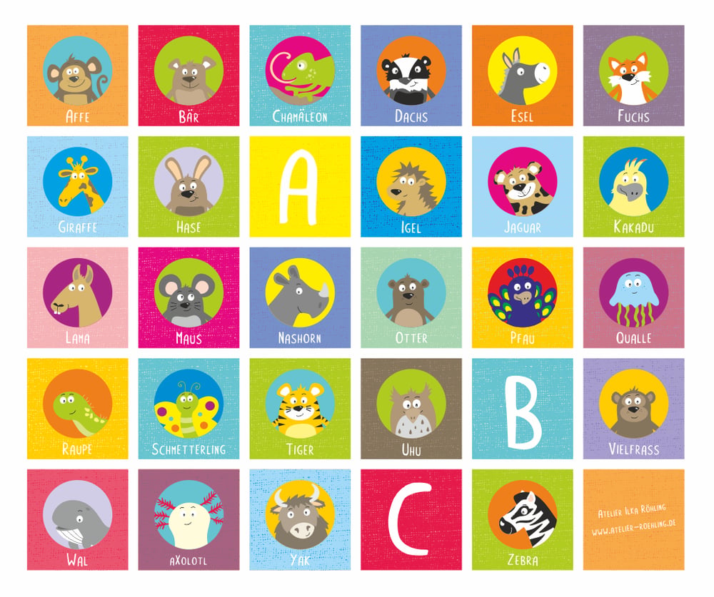 Illustriertes ABC