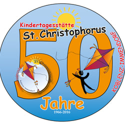 Kindertagesstätte St. Christophorus Ko.-Immendorf, new Logodesign (Jubiläum)