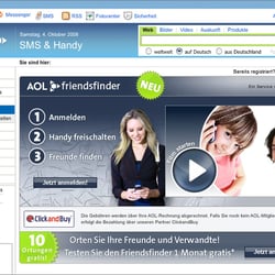 AOL Europe: Friendsfinder (www.aol.de)