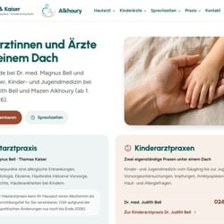 Praxisgemeinschaft Bell & Kaiser, Andernach: drei Praxen, 35 Seiten neu aufgebaut