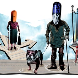 Illustration für die größte Zeitung Finnlands: Helsingin Sanomat. Mit dem Thema Rentner und Mediziner