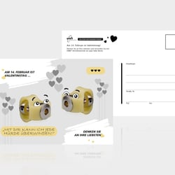 Postkarten Valentinstag / 2023