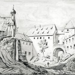 Zeichnung – Ruine