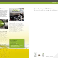 ABID – Biotreibstoffe / Imagebroschüre, S. 6-7
