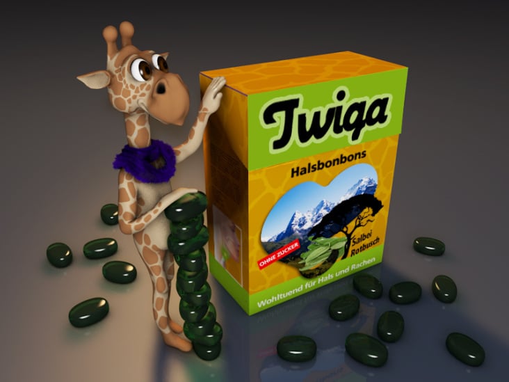 Advertising Halsbonbons
