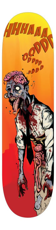 Skateboard Zombie