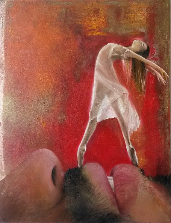 Boca, 60×81cm, Öl auf Leinwand