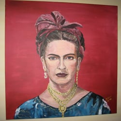 Frieda, Acryl 80×80