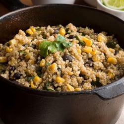 Vegane Küche leicht gemacht mit Moritz Frey: Leckere Quinoa-Gemüse-Pfanne