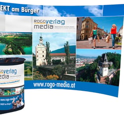 Messestand für Verlag