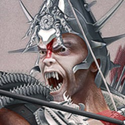 The fight begins—Zbrush work