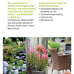 Pflanzenhof | Flyer
