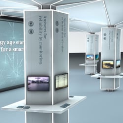 Entwurf für Messestand