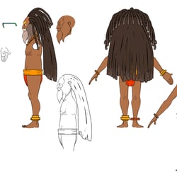 Indischer Sadhu Turnaround
