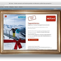 Beispielseite eines Türchens des M//Card Adventskalenders