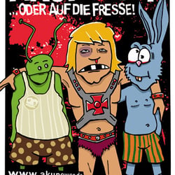 Flyer für Eigenwerbung