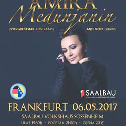 Plakat – Konzert Amira Medunjanin