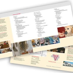 Tierklinik Walluf Flyer Rueck
