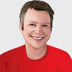 KUNDE: LITE Games // Profil Illustration des neuen Team-Mitgliedes