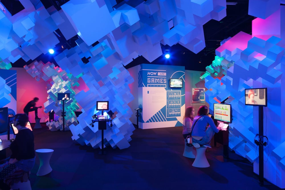 MoPop – Indie Game Revolution Exhibit – Design by Curious Beast –  Assistant Design
