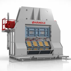 3D Animation Dachziegelpresse