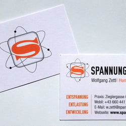 Logoentwicklung und Visitenkarten für einen Energetiker