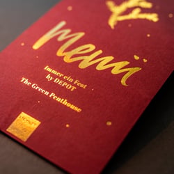 Menü Design Influencer Event