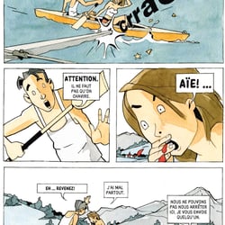 Comic für eine Unfallversicherung