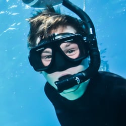 Underwater Wide Angle Portrait Photography