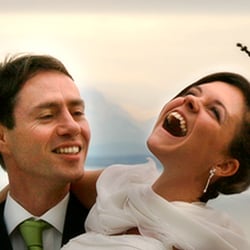 Hochzeitspaar am See Foto Aniela Adams