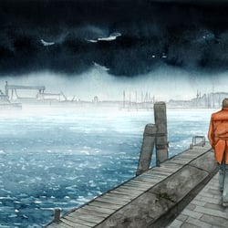 Buchcoverillustration für einen Kriminalroman