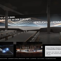 Eventgestaltung für BMW, Storyboard-Illustration