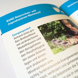 Broschüre zur Umweltbildung von Jugendlichen