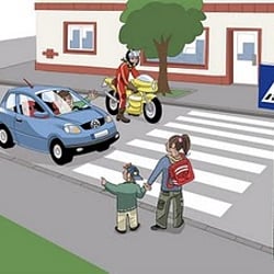 Schulweghelfer für den ADAC