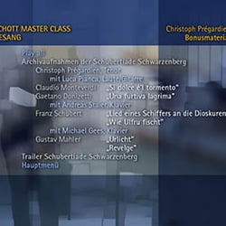 DVD – Schott Masterclass: Gesang